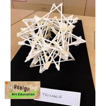 STEM and Play-based challenge for students using straws.